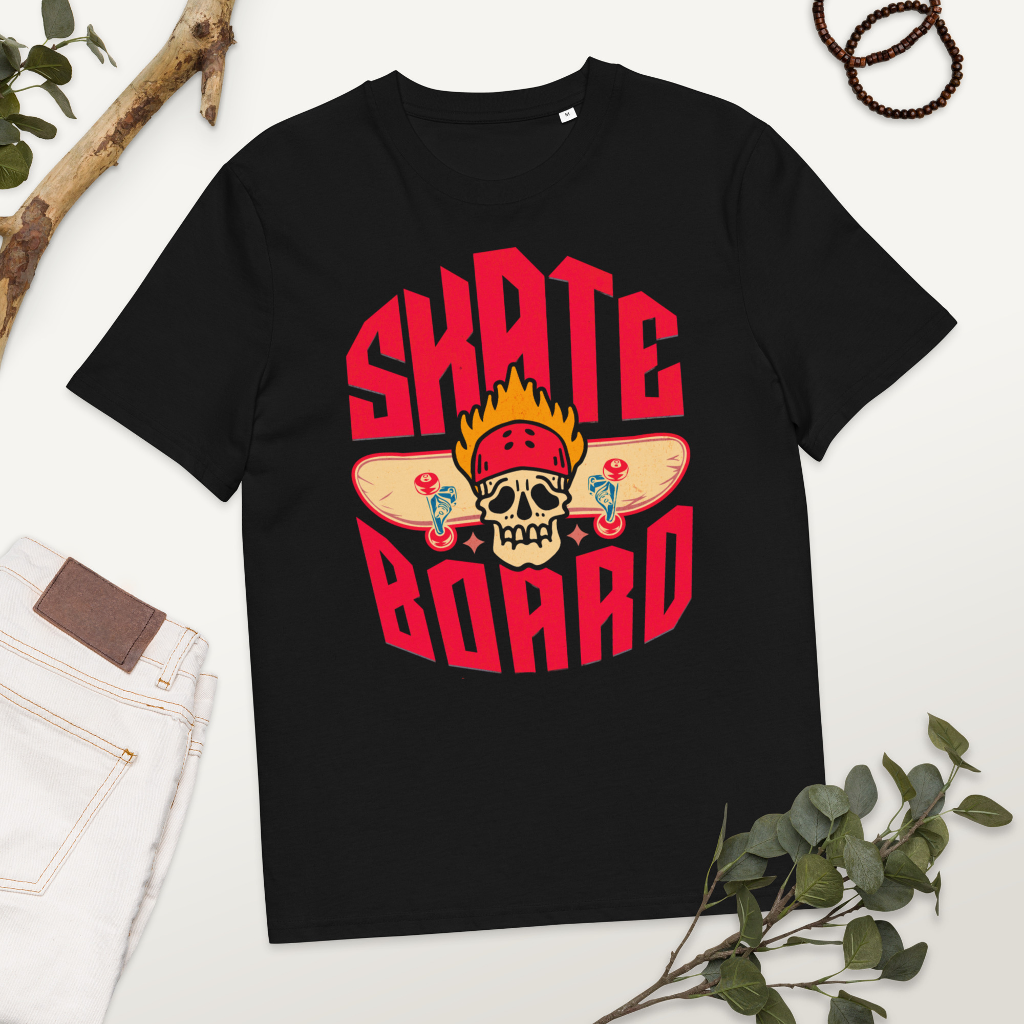 Skateboard Cotton T-Shirt 11 Skateboard Cotton T-Shirt - Image 11