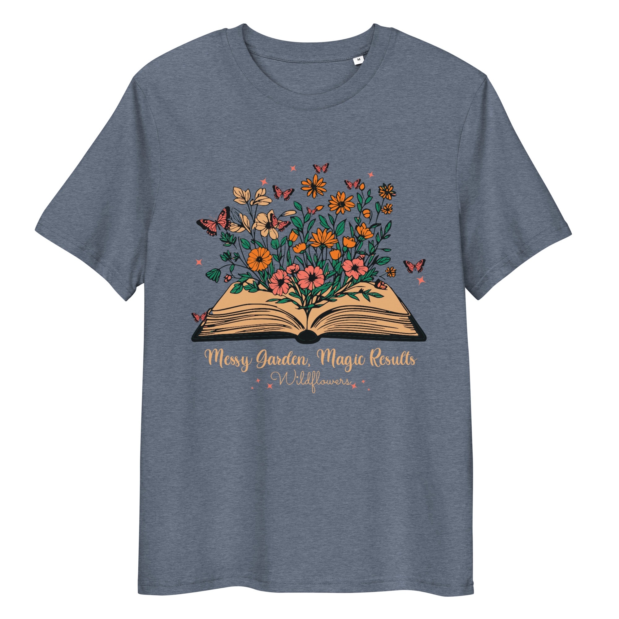 Wildflowers Messy Garden Cotton T-Shirt 6 Wildflowers Messy Garden Cotton T-Shirt - Image 6