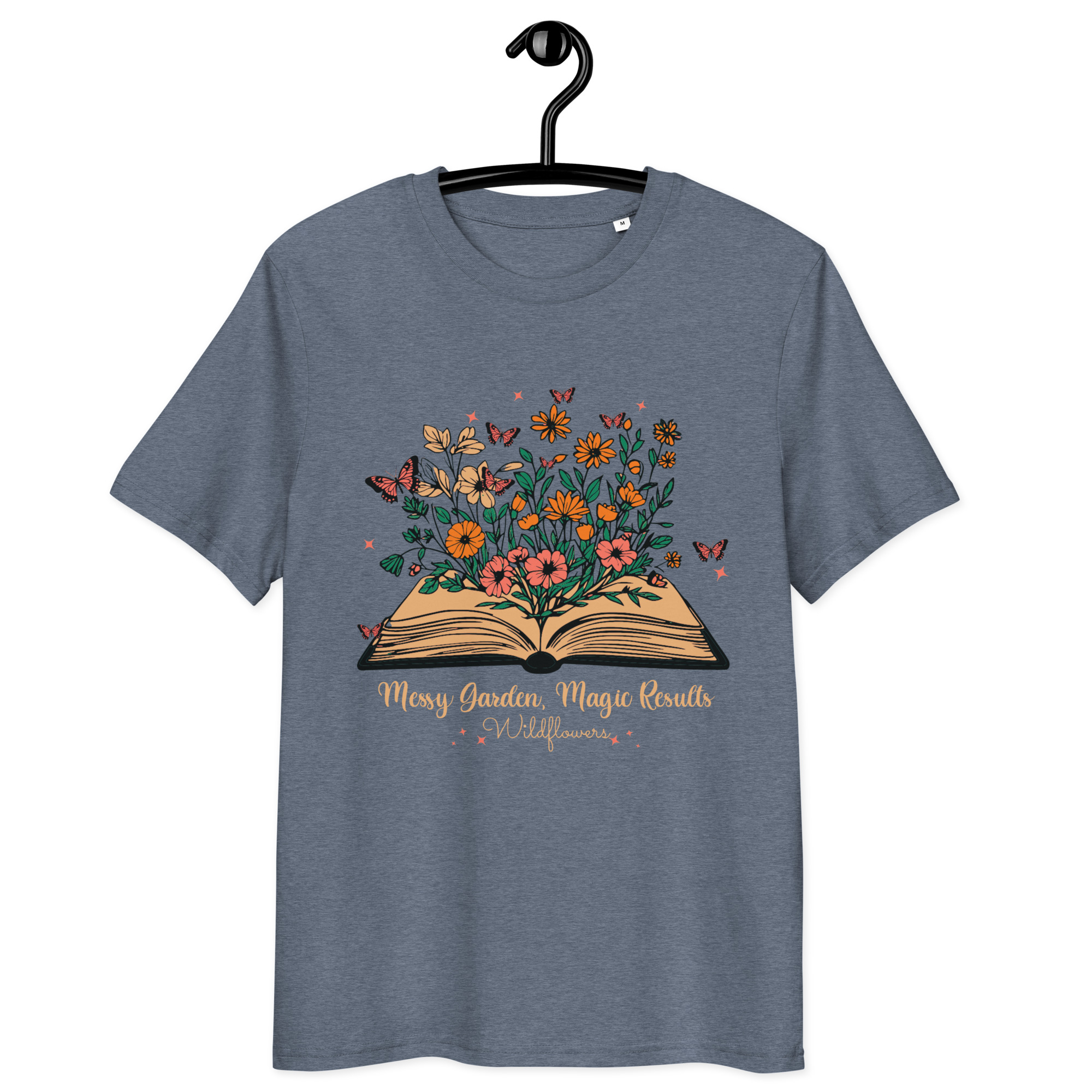 Wildflowers Messy Garden Cotton T-Shirt 13 Wildflowers Messy Garden Cotton T-Shirt - Image 13