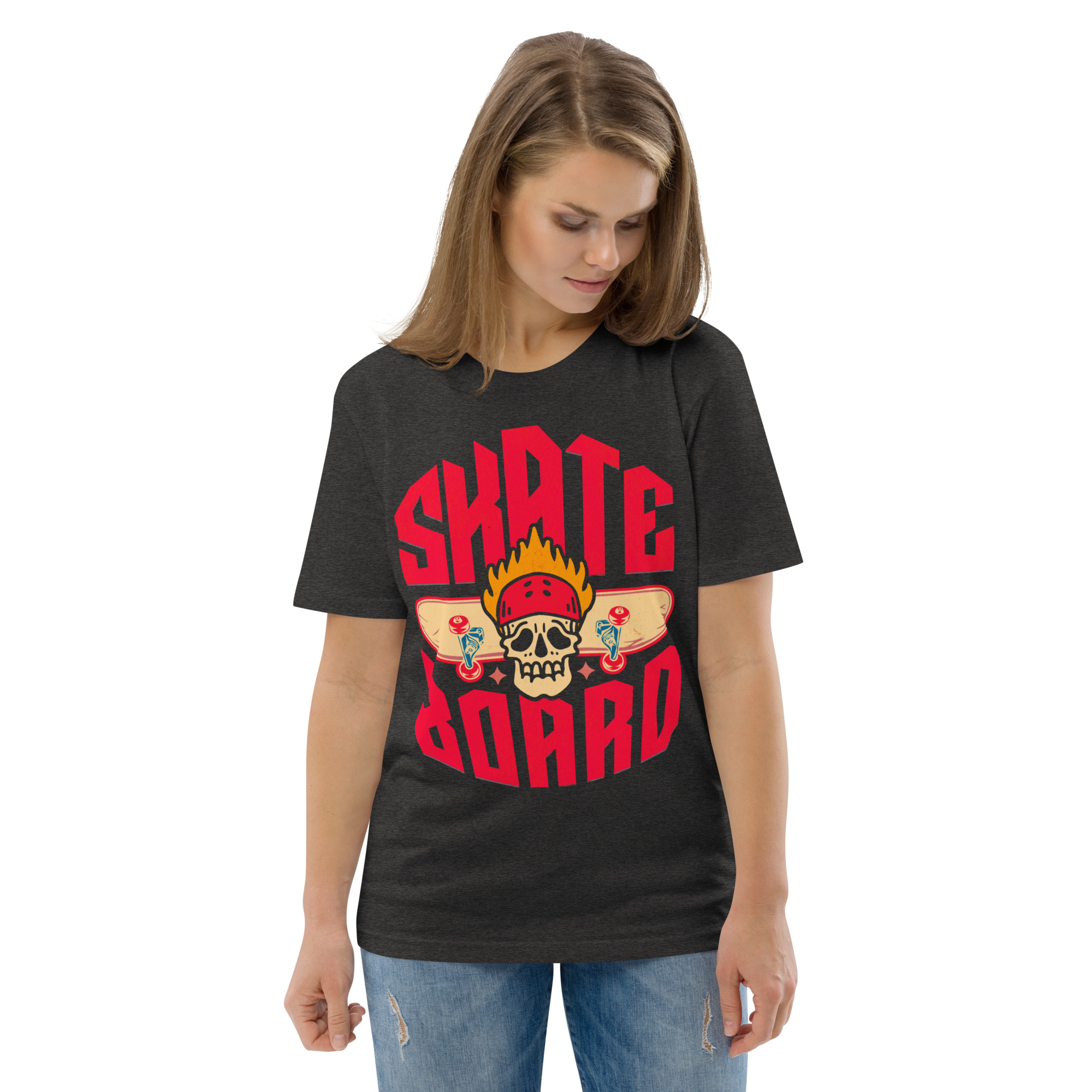Skateboard Cotton T-Shirt 15 Skateboard Cotton T-Shirt - Image 15