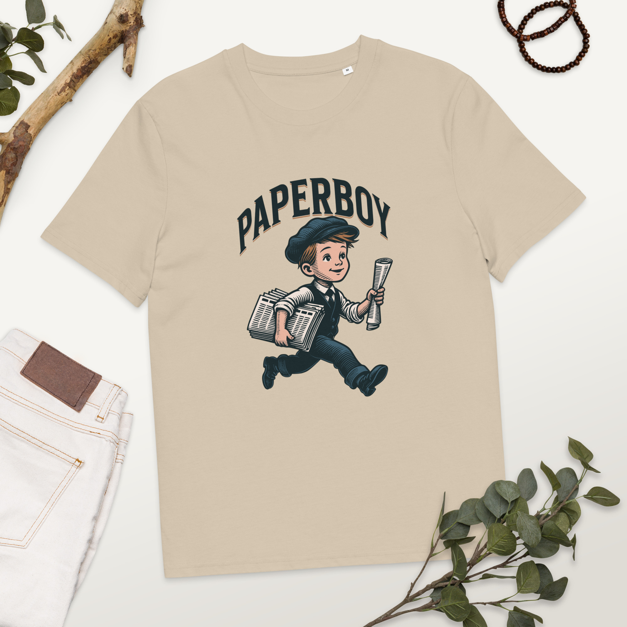 Paperboy Cotton T-Shirt 13 Paperboy Cotton T-Shirt - Image 13