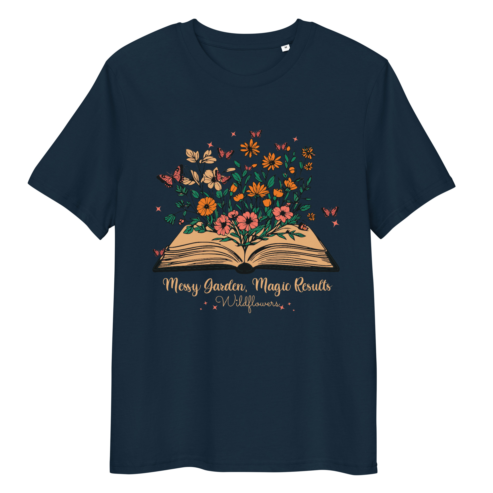 Wildflowers Messy Garden Cotton T-Shirt 3 Wildflowers Messy Garden Cotton T-Shirt - Image 3