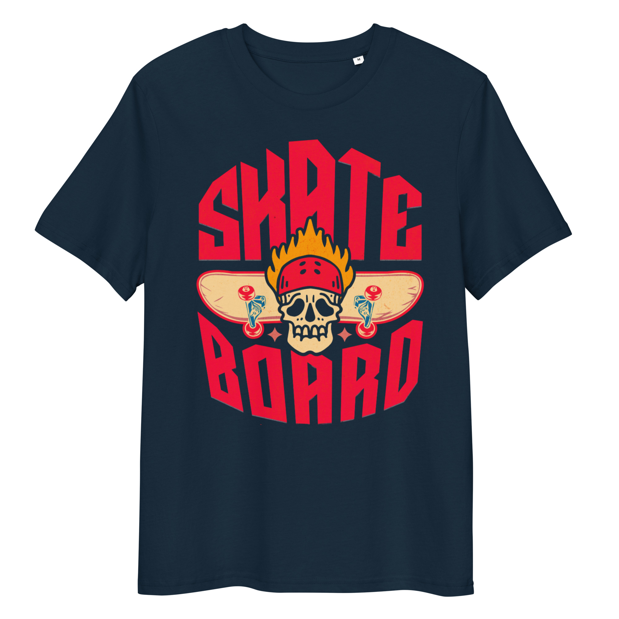 Skateboard Cotton T-Shirt 2 Skateboard Cotton T-Shirt - Image 2