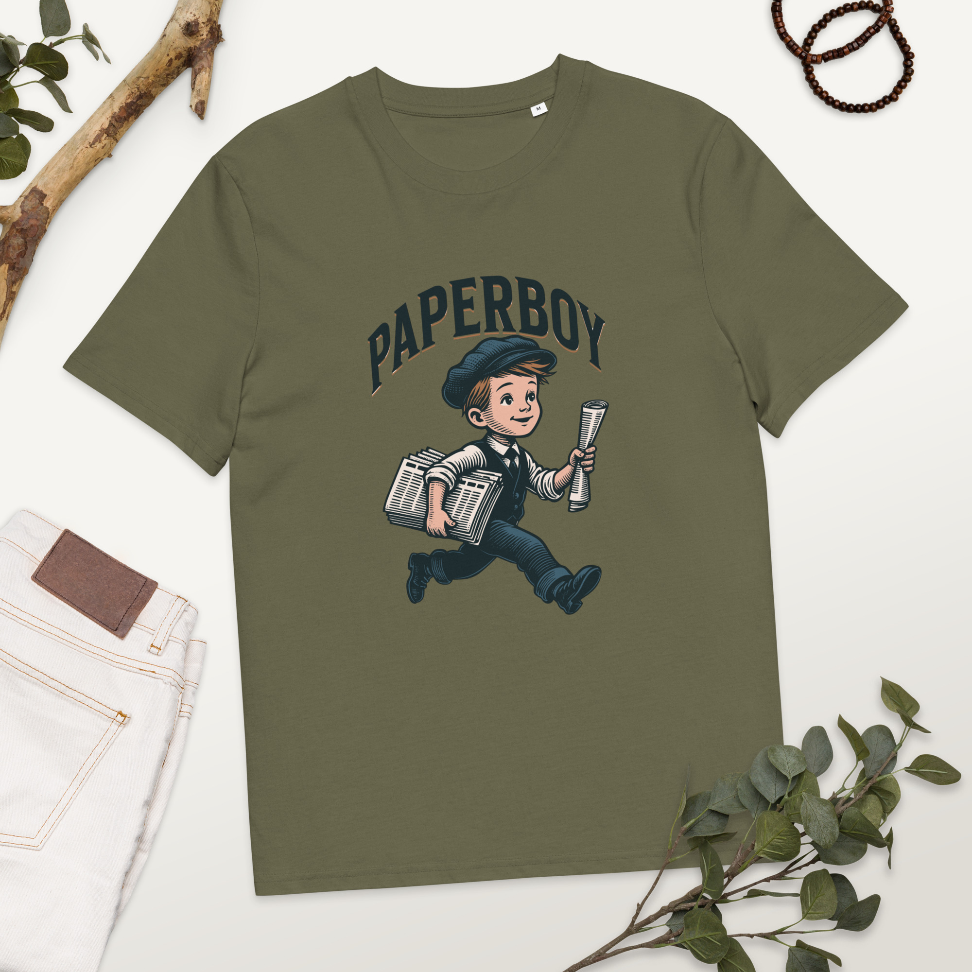 Paperboy Cotton T-Shirt 18 Paperboy Cotton T-Shirt - Image 18