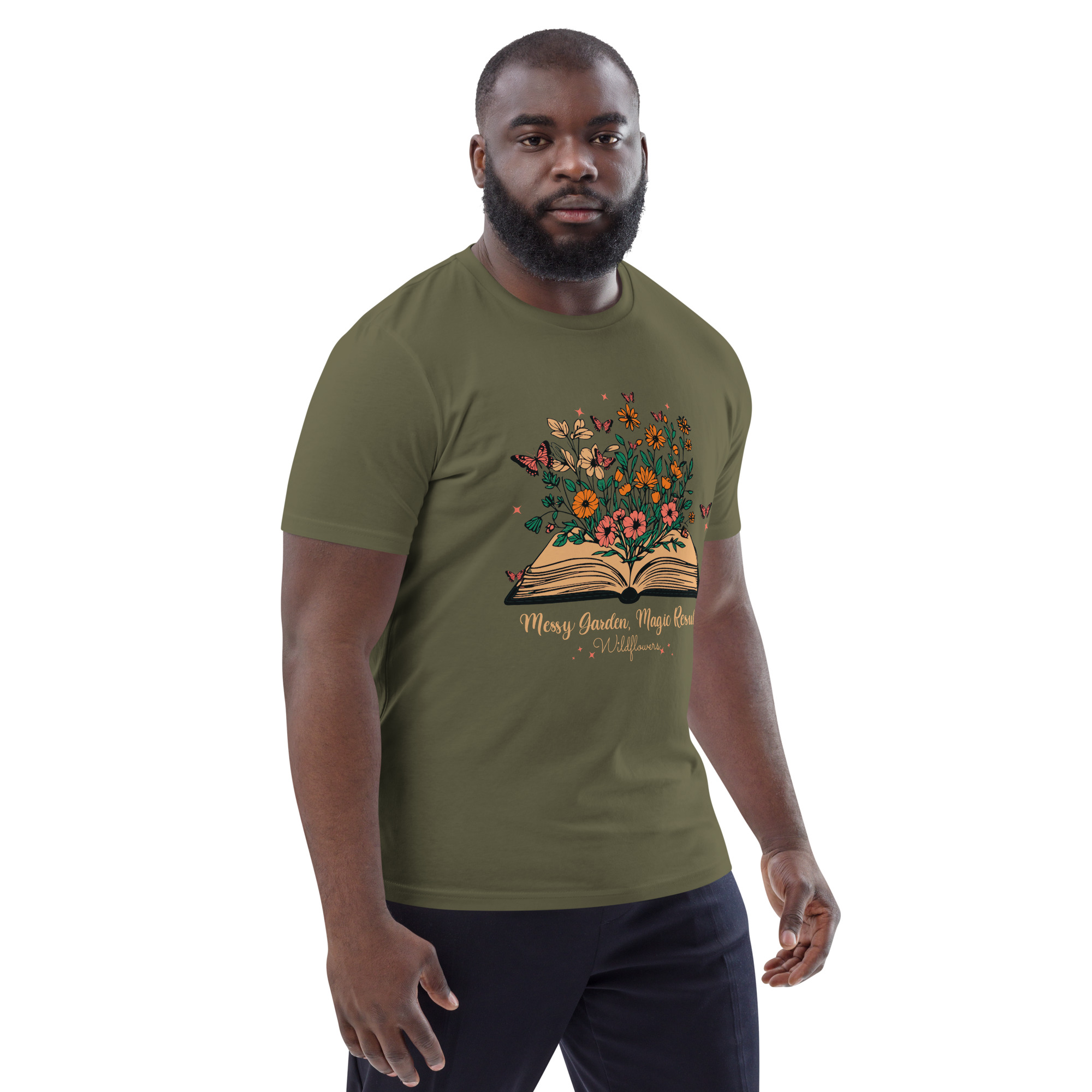 Wildflowers Messy Garden Cotton T-Shirt 21 Wildflowers Messy Garden Cotton T-Shirt - Image 21