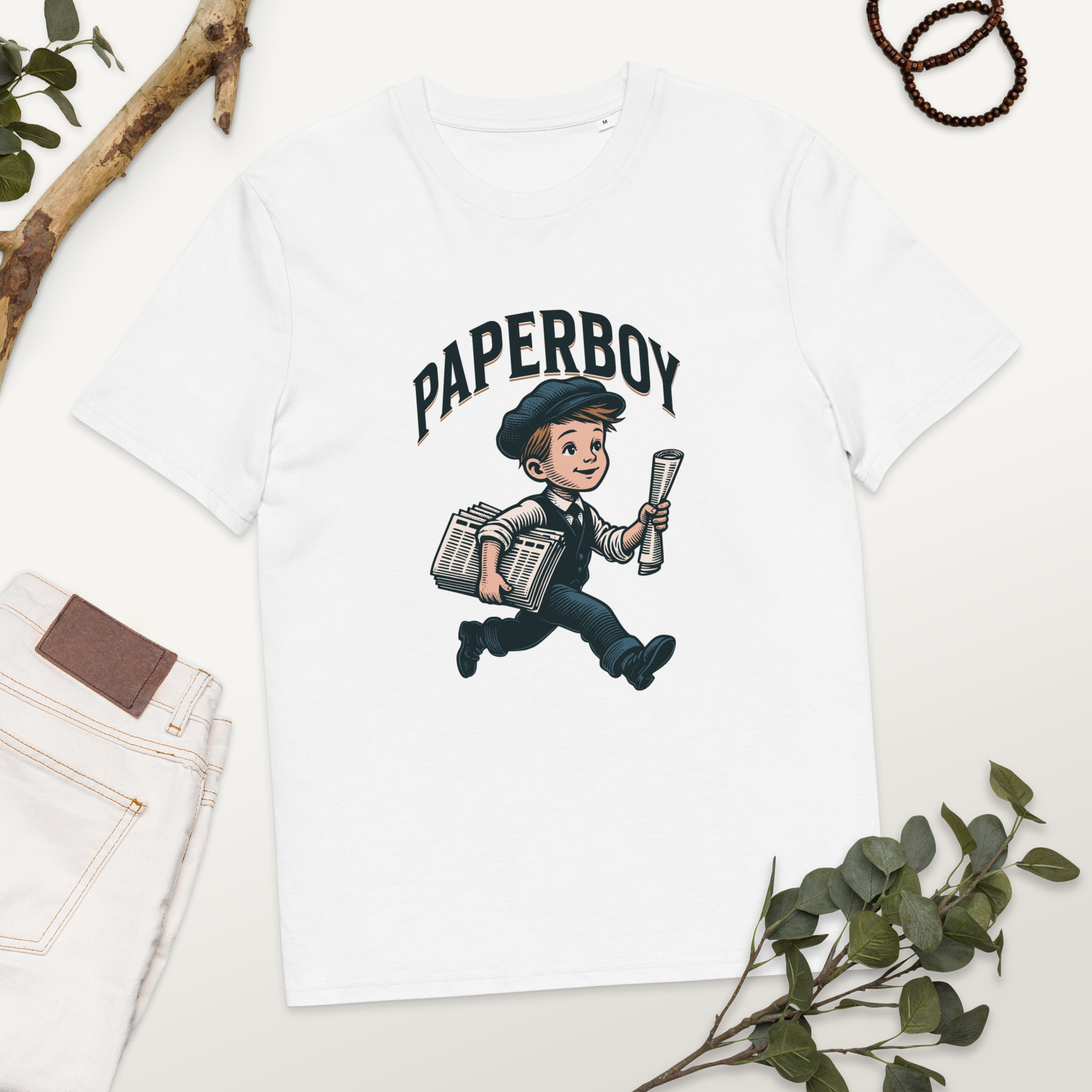 Paperboy Cotton T-Shirt 27 Paperboy Cotton T-Shirt - Image 27