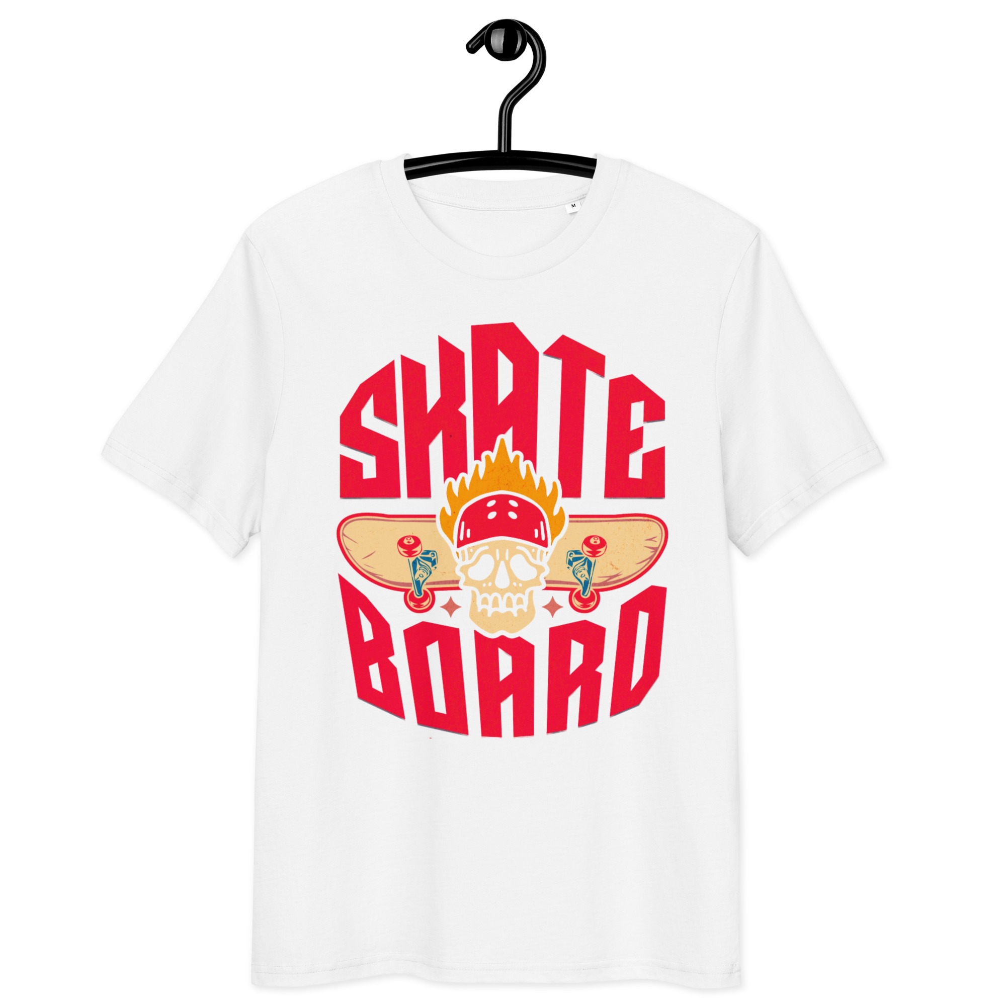 Skateboard Cotton T-Shirt 9 Skateboard Cotton T-Shirt - Image 9