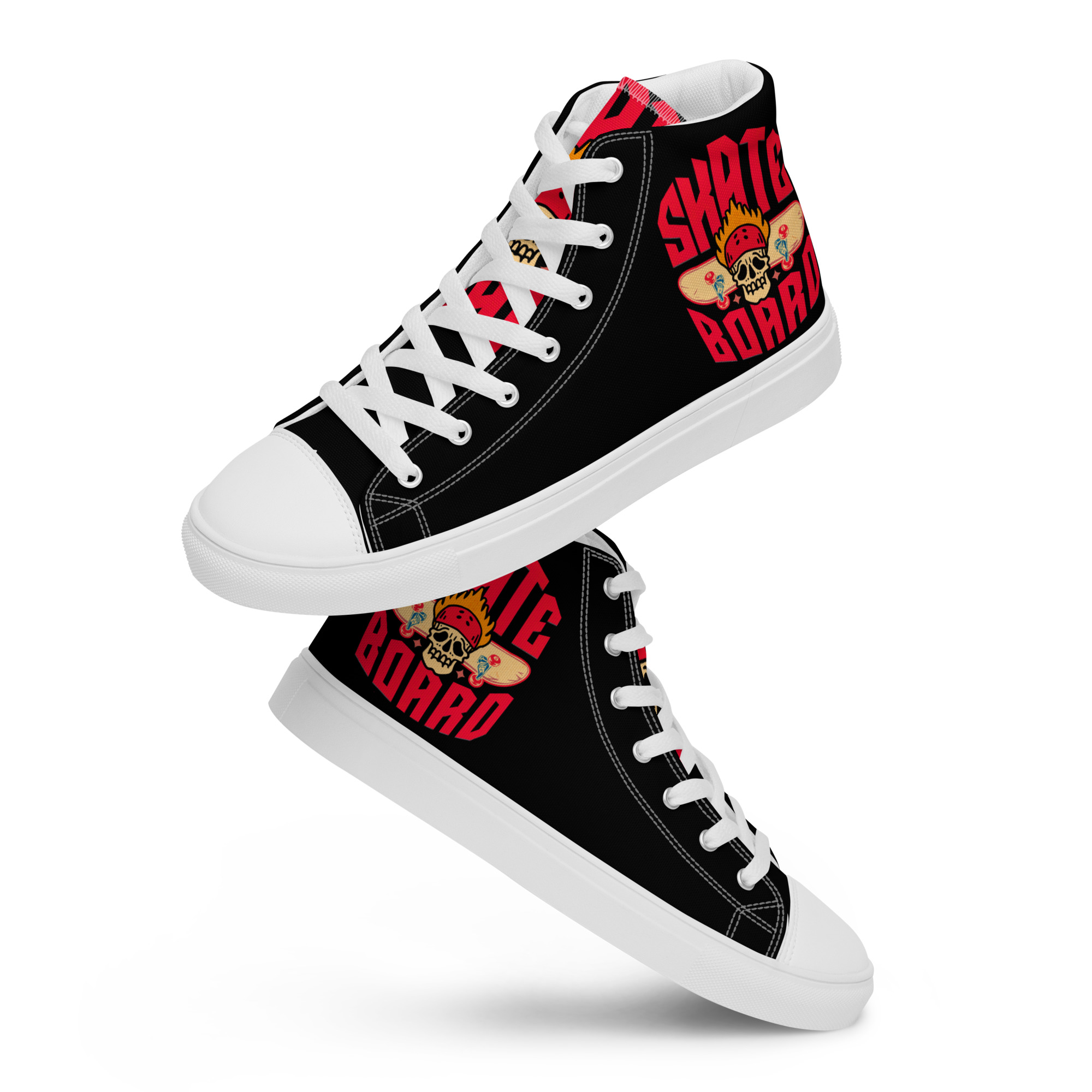 Skateboard High Top Canvas Shoes 18 Skateboard High Top Canvas Shoes - Image 18
