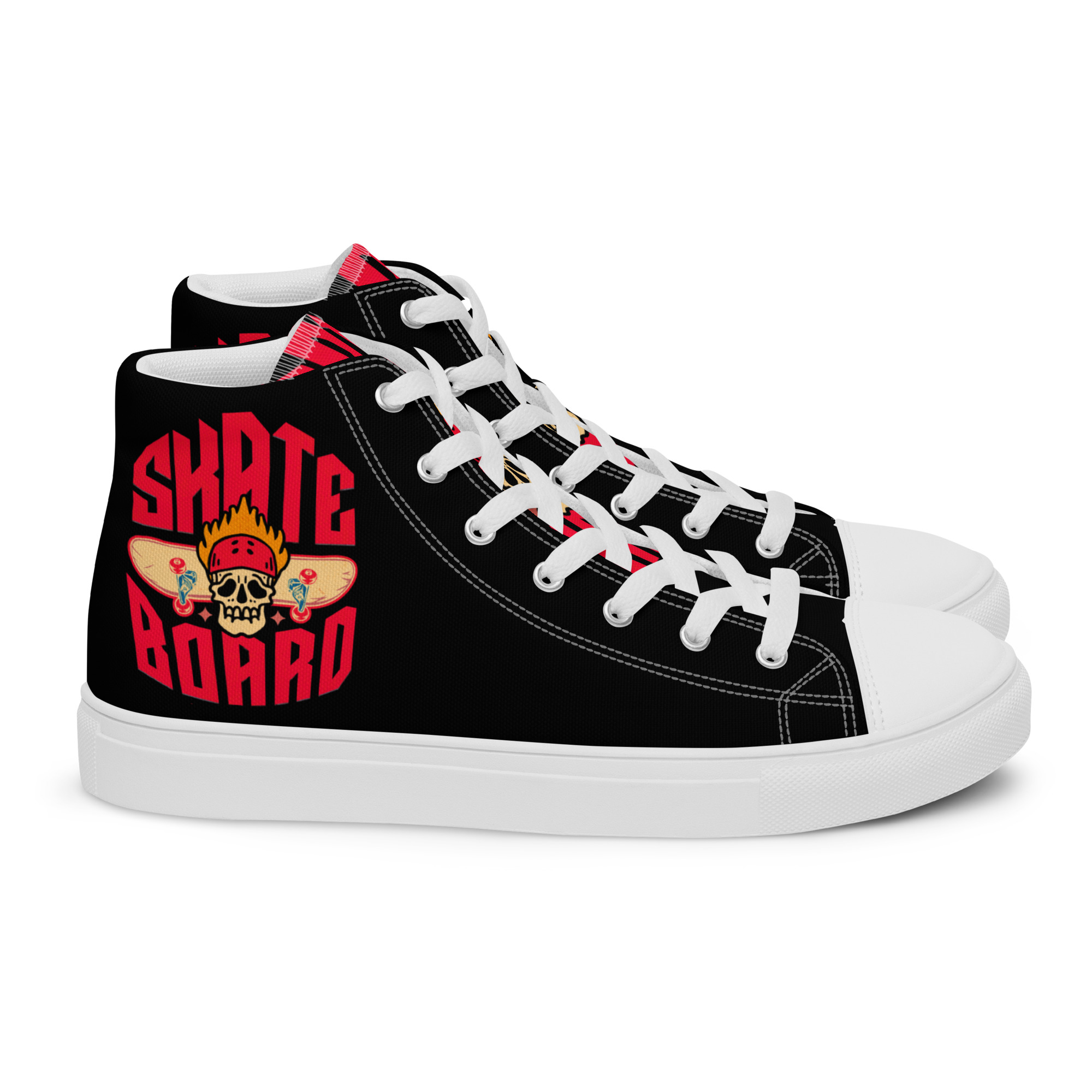 Skateboard High Top Canvas Shoes 5 Skateboard High Top Canvas Shoes - Image 5