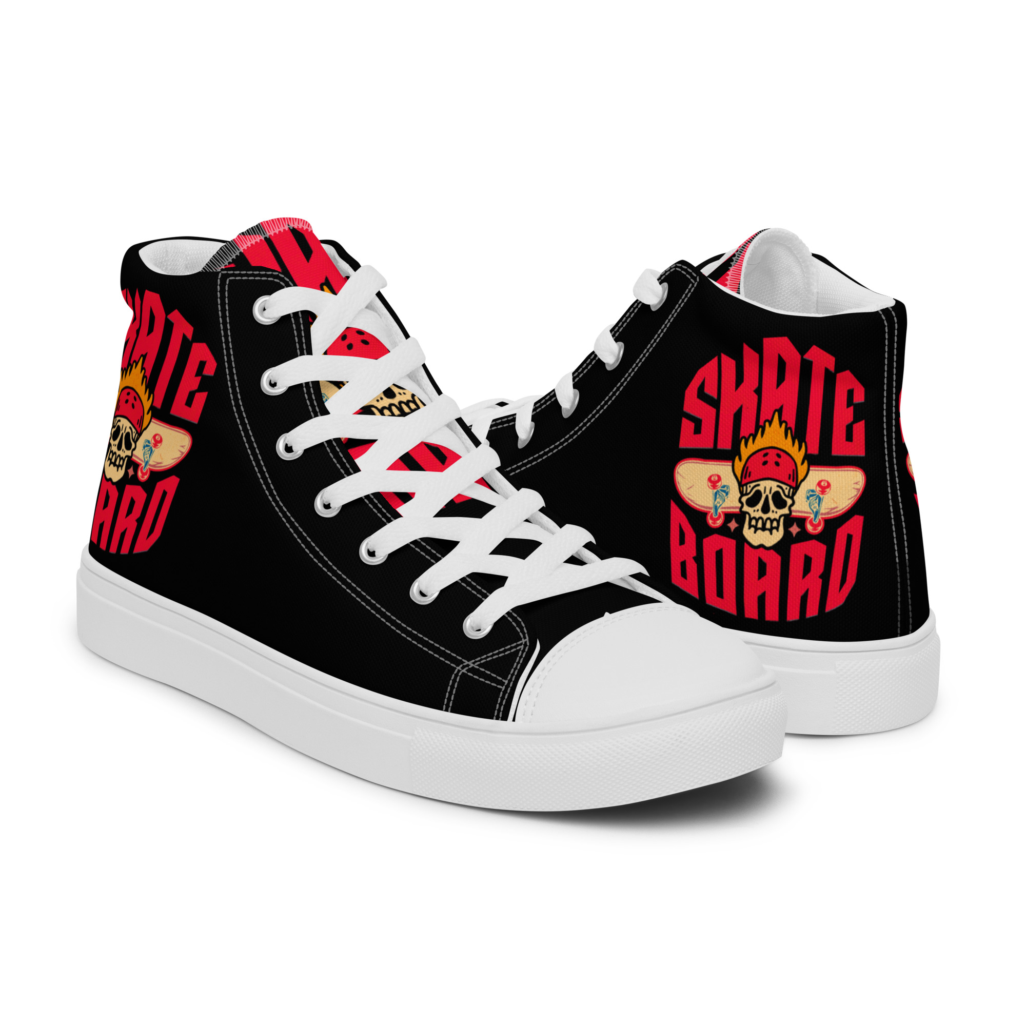 Skateboard High Top Canvas Shoes 6 Skateboard High Top Canvas Shoes - Image 6