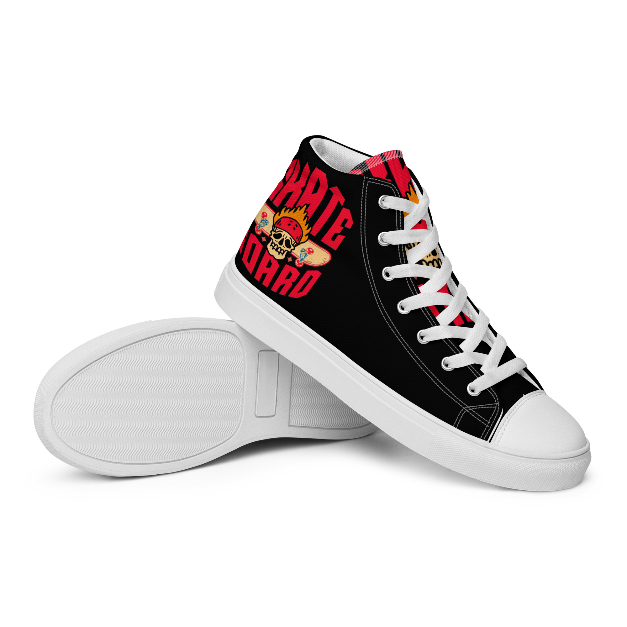 Skateboard High Top Canvas Shoes 7 Skateboard High Top Canvas Shoes - Image 7