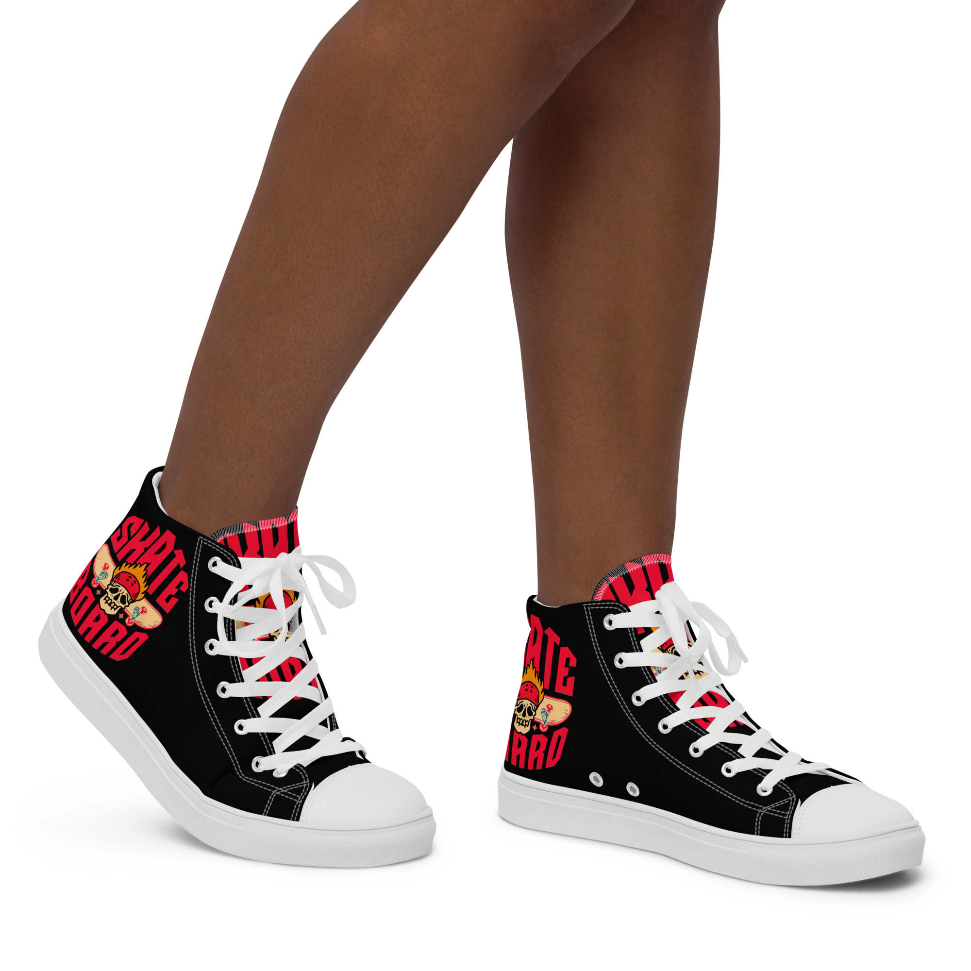 Skateboard High Top Canvas Shoes 3 Skateboard High Top Canvas Shoes - Image 3