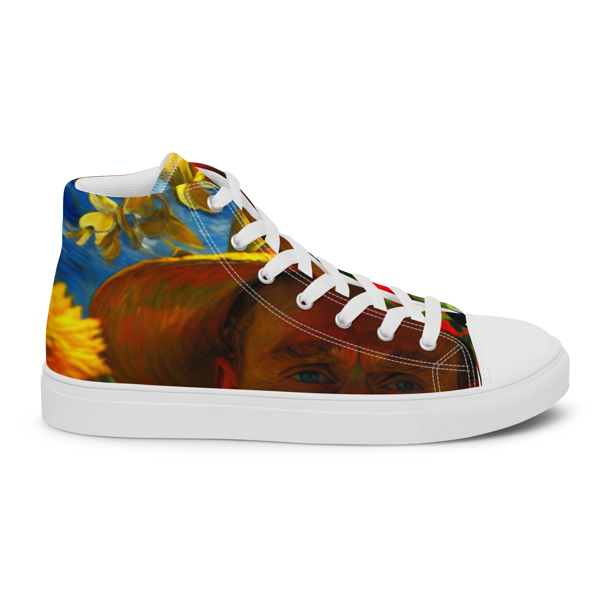 Brilliant Artistic High Top Canvas Shoes 2 Brilliant Artistic High Top Canvas Shoes - Image 2