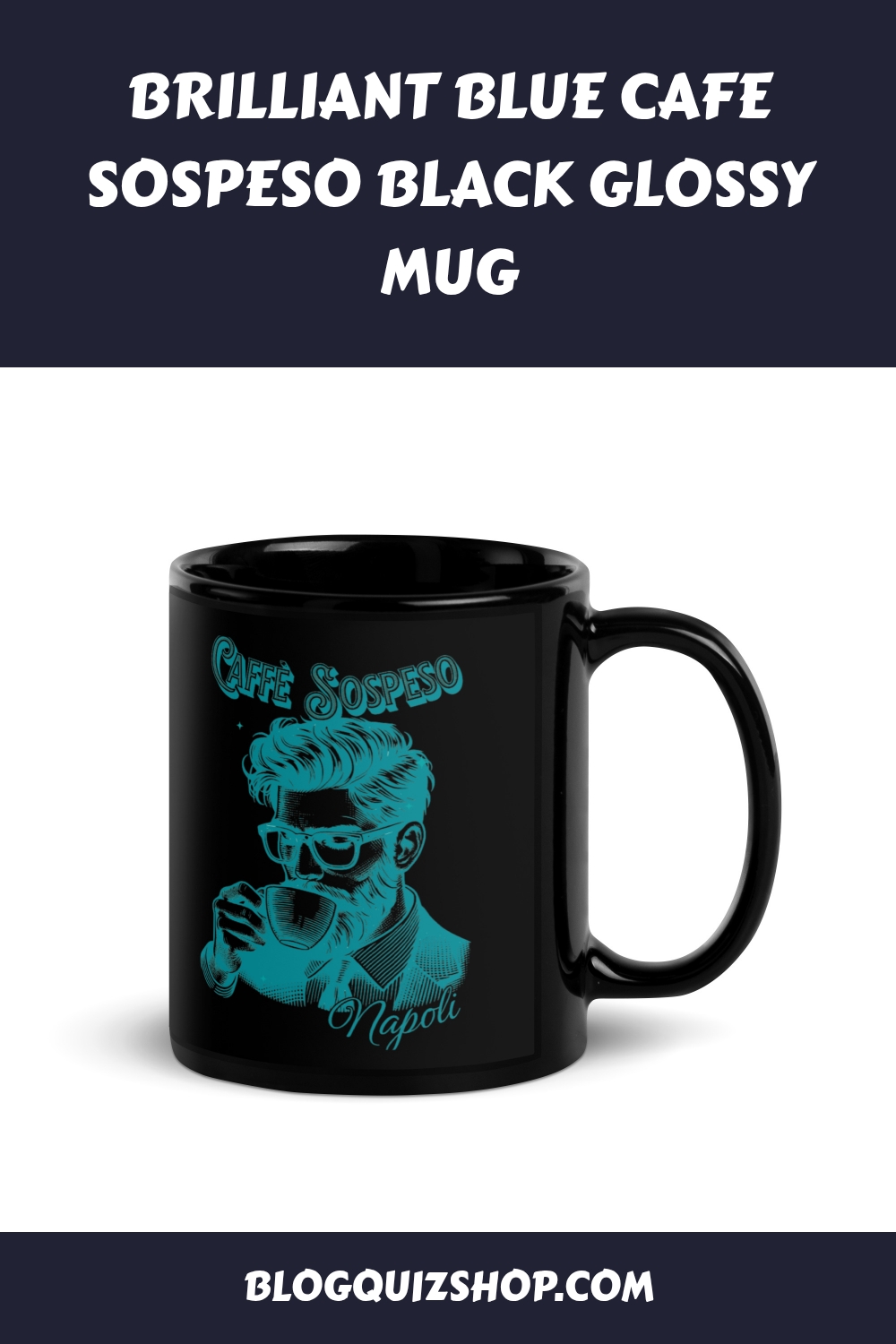 Brilliant Blue Cafe Sospeso Black Glossy Mug generated pin 23110 1