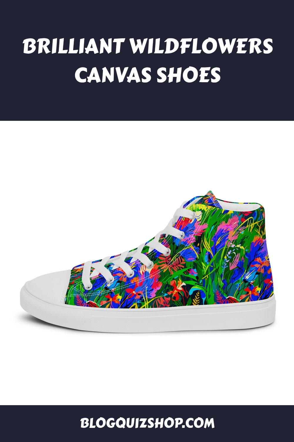 Brilliant Wildflowers Canvas Shoes generated pin 23702