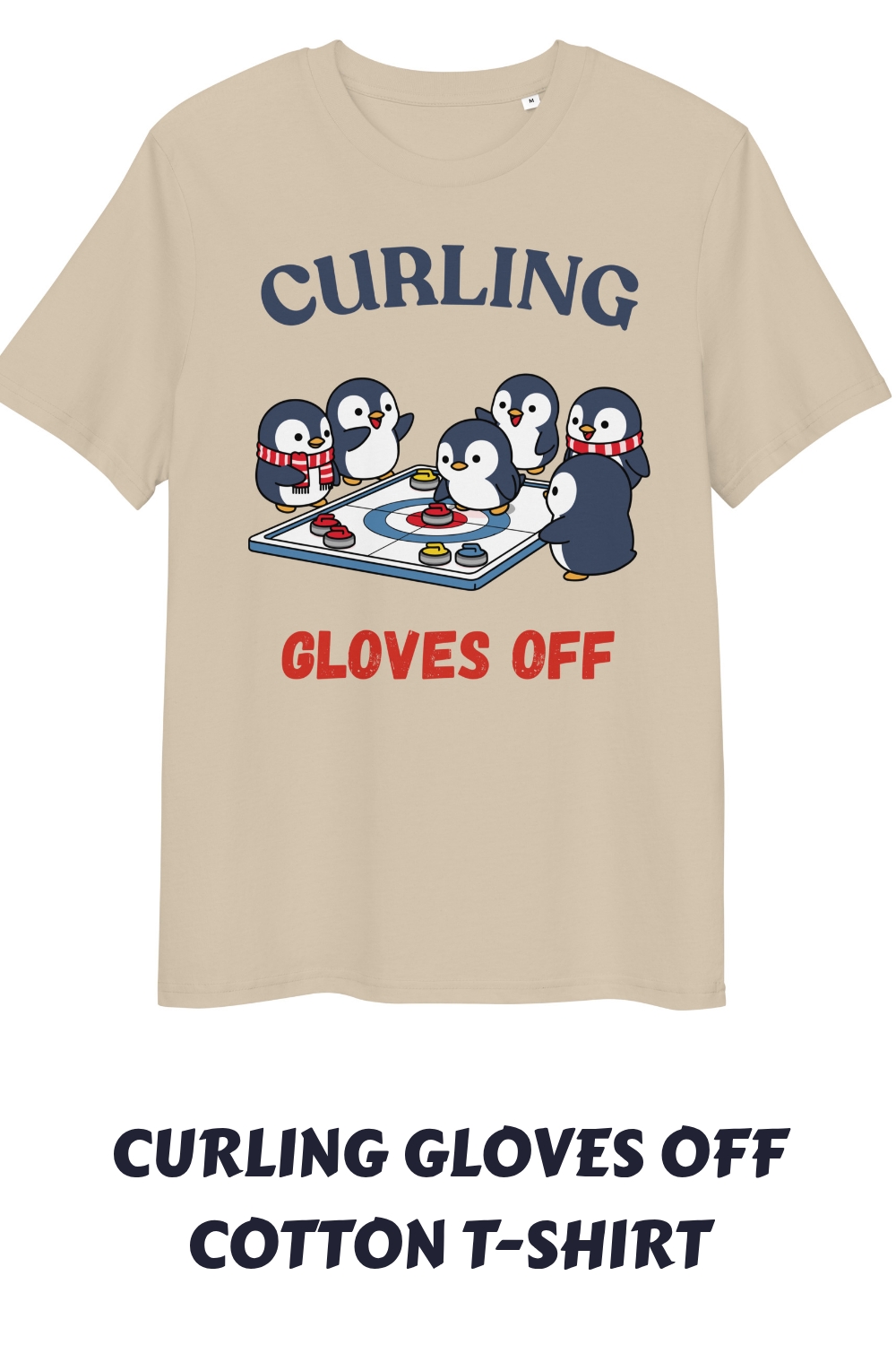 Curling Gloves Off Cotton T Shirt generated pin 24887