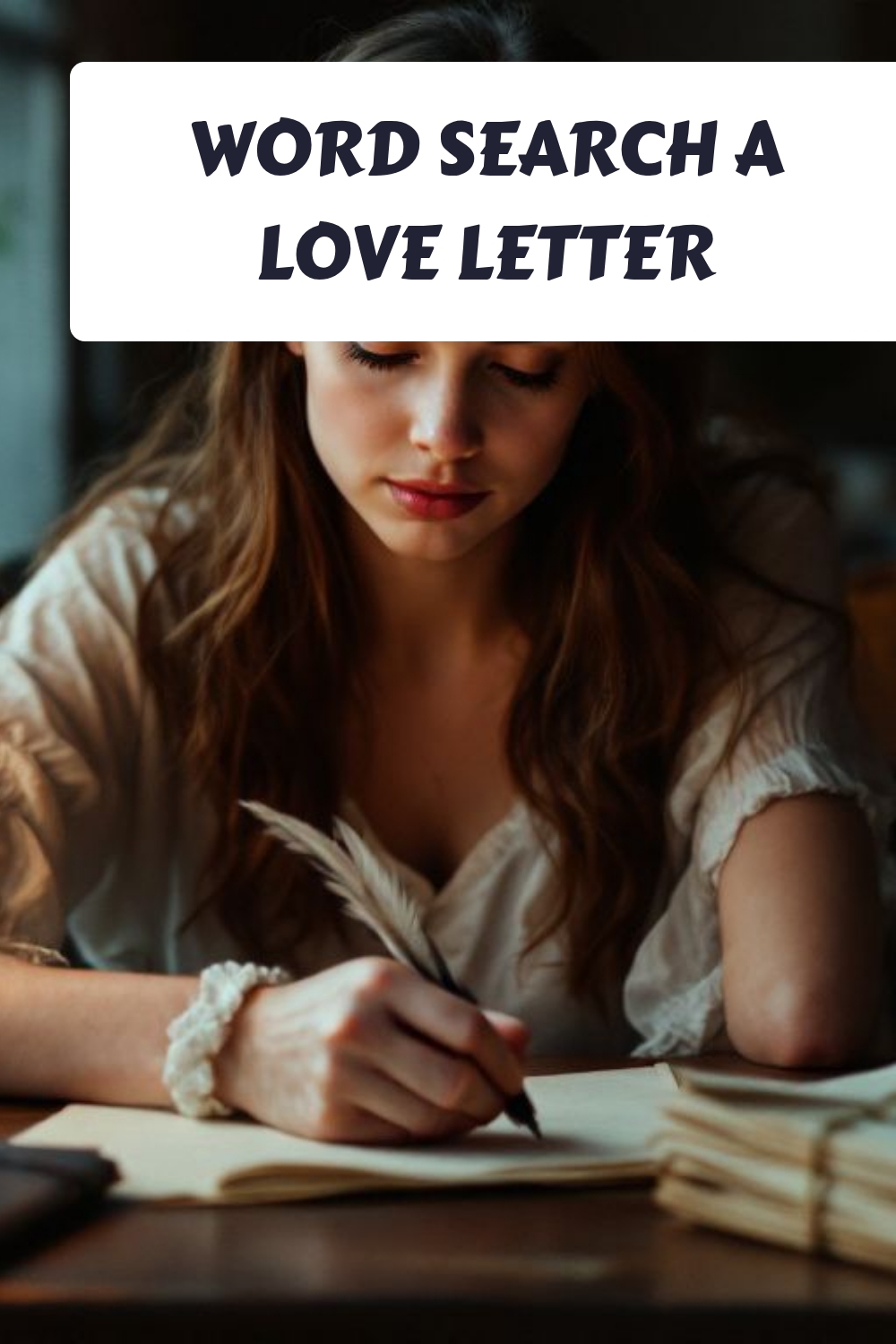 WORD SEARCH A Love Letter generated pin 22235