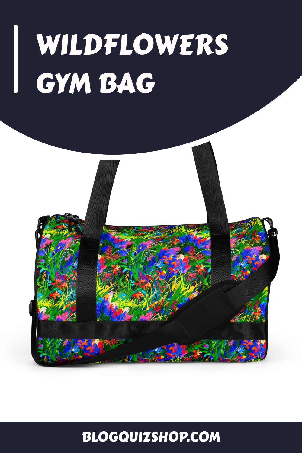 Wildflowers Gym Bag generated pin 23926