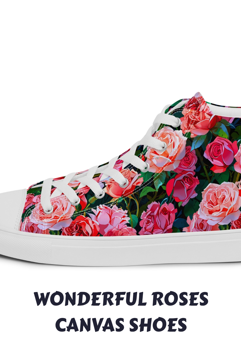 Wonderful Roses Canvas Shoes generated pin 23780