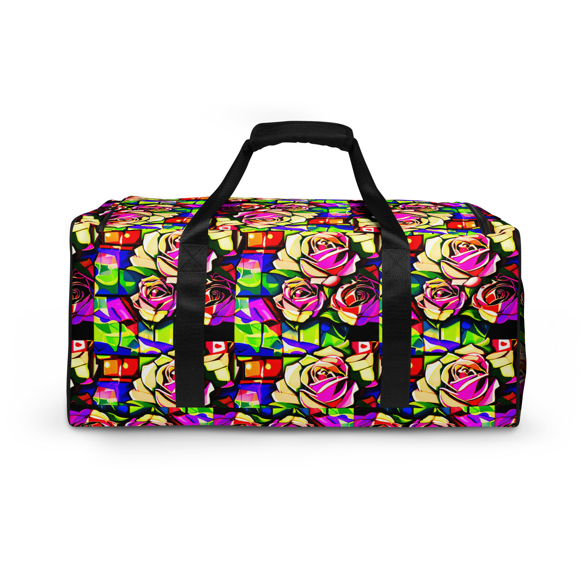 Abstract Roses Duffle Bag 2 Abstract Roses Duffle Bag - Image 2