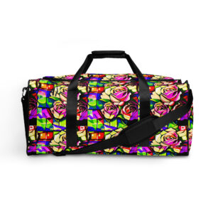 Abstract Roses Duffle Bag