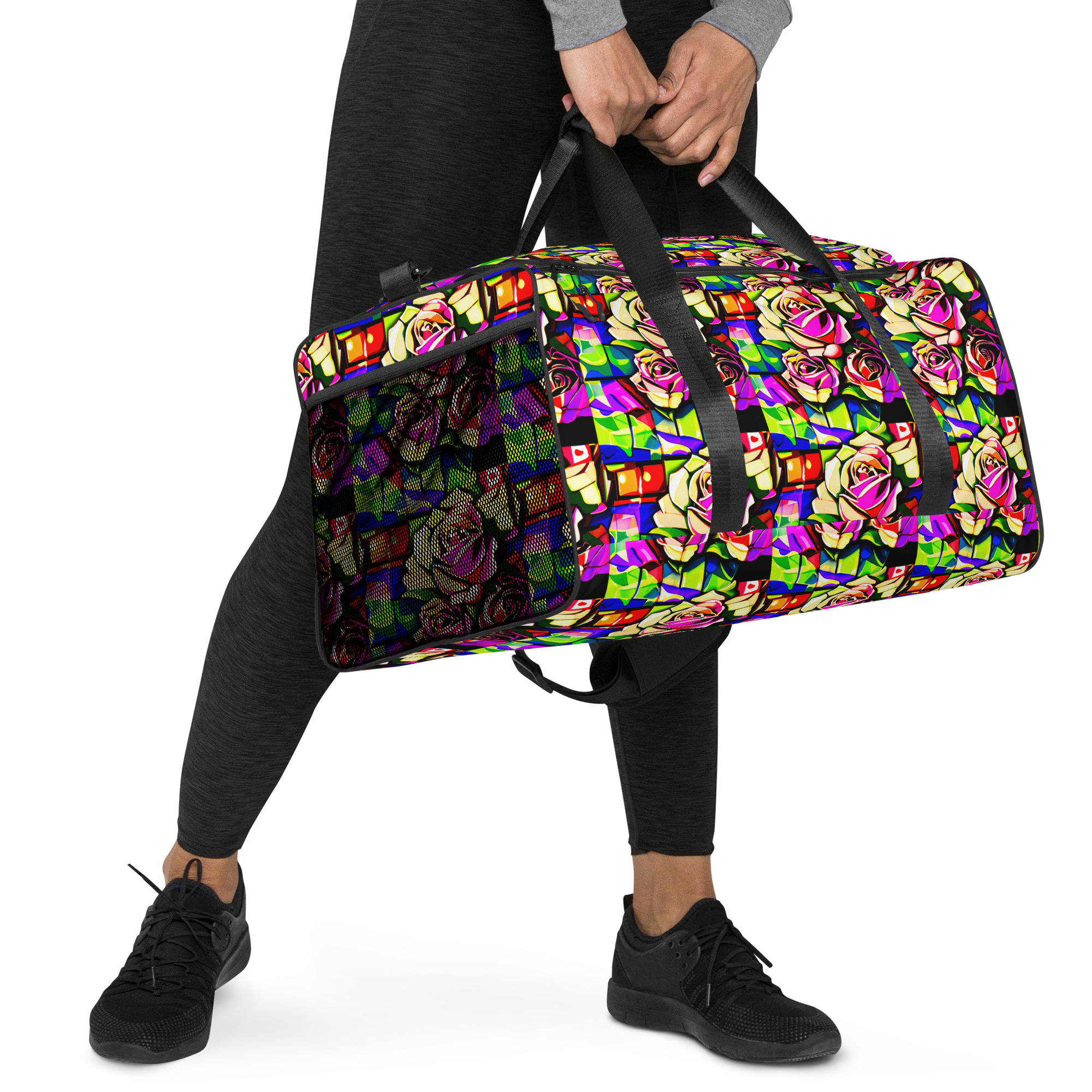 Abstract Roses Duffle Bag 12 Abstract Roses Duffle Bag - Image 12