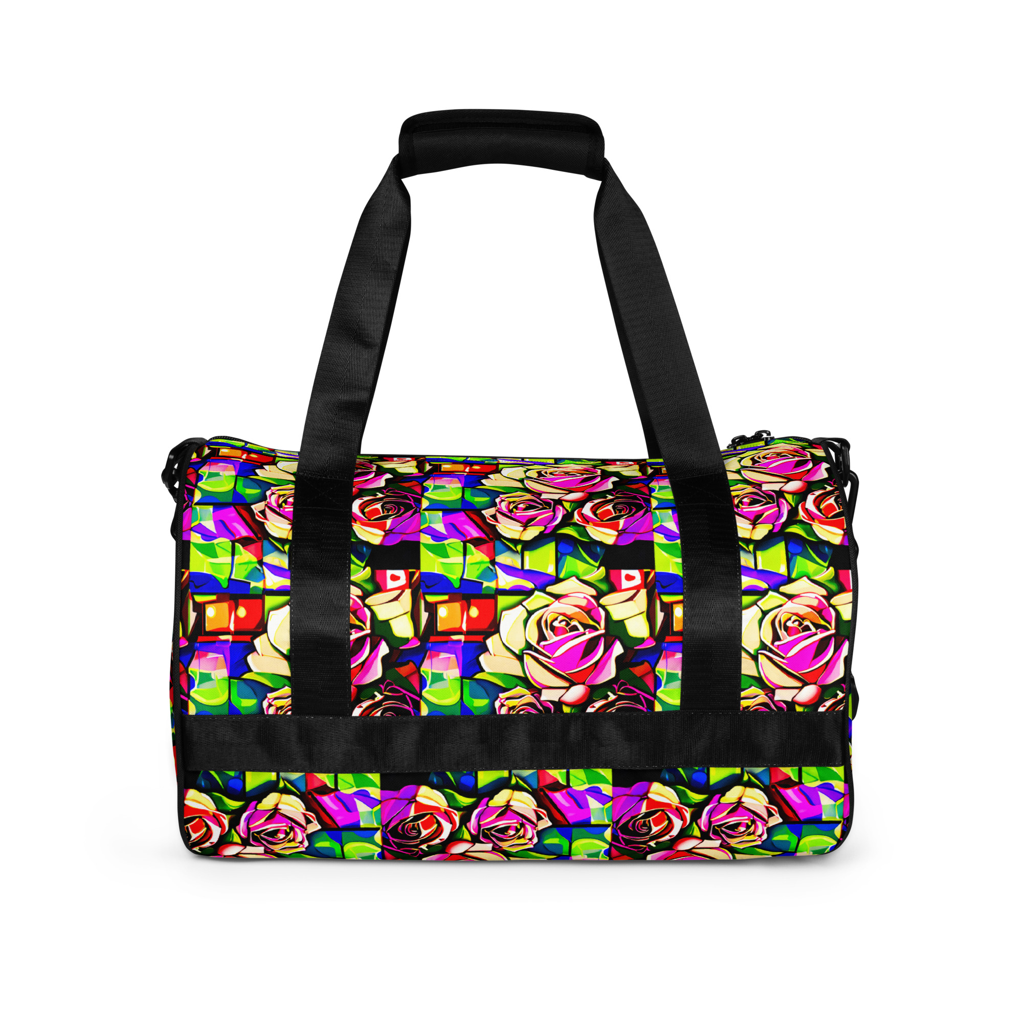 Abstract Roses Gym Bag 2 Abstract Roses Gym Bag - Image 2