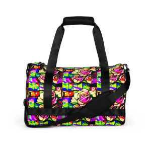 Abstract Roses Gym Bag