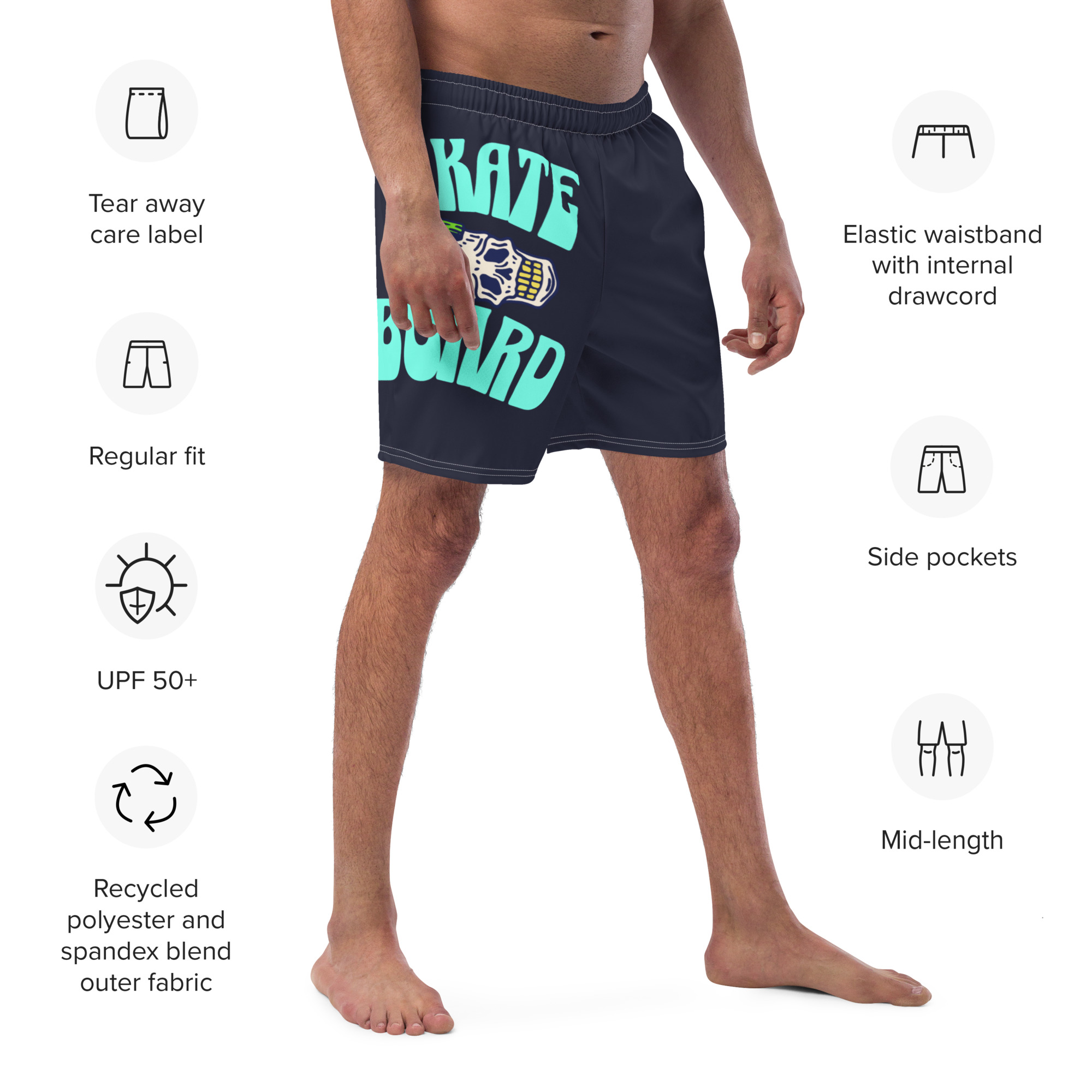 Bright Skateboard Swim Trunks 24 Bright Skateboard Swim Trunks - Image 24