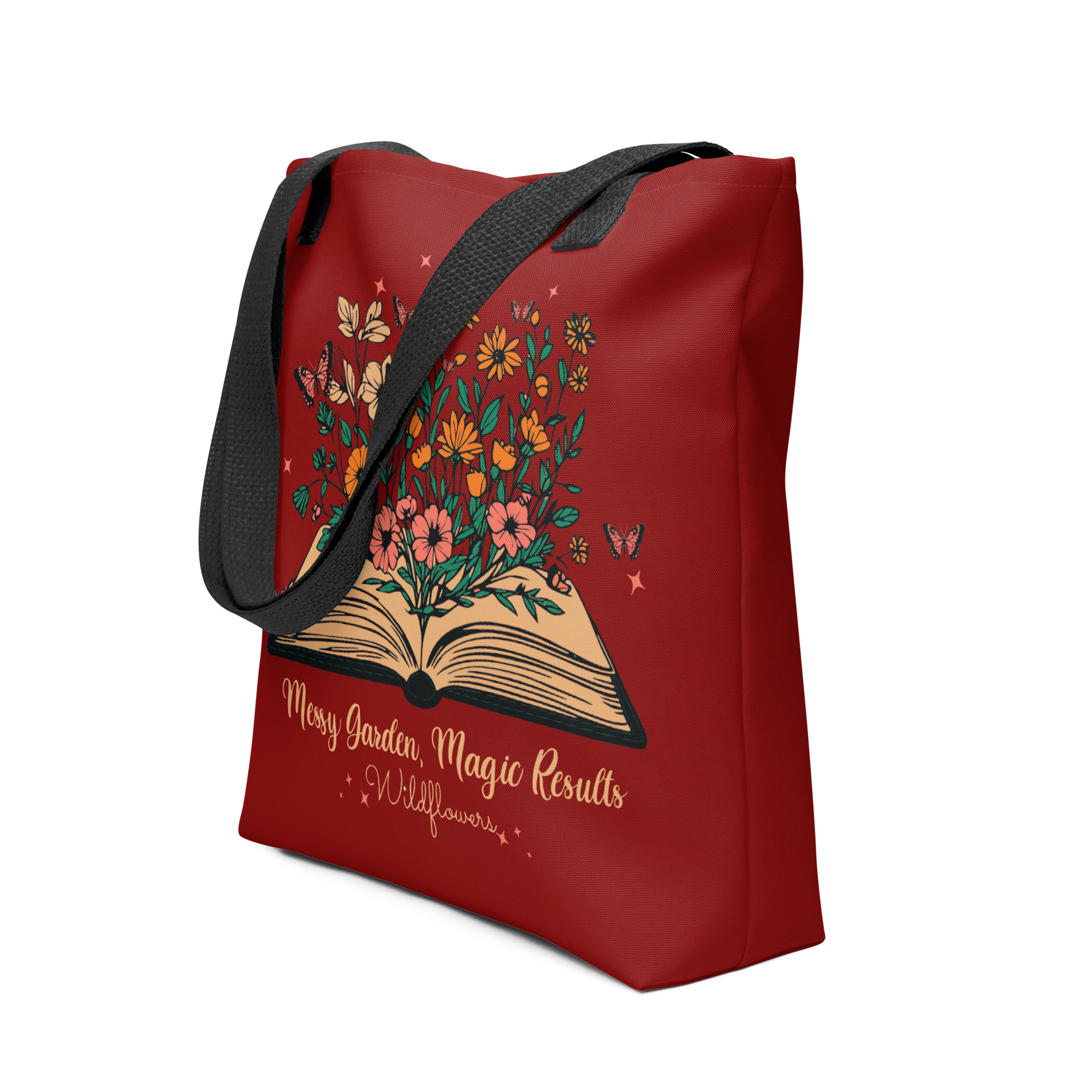 Colorful Wildflowers Tote Bag 2 Colorful Wildflowers Tote Bag - Image 2