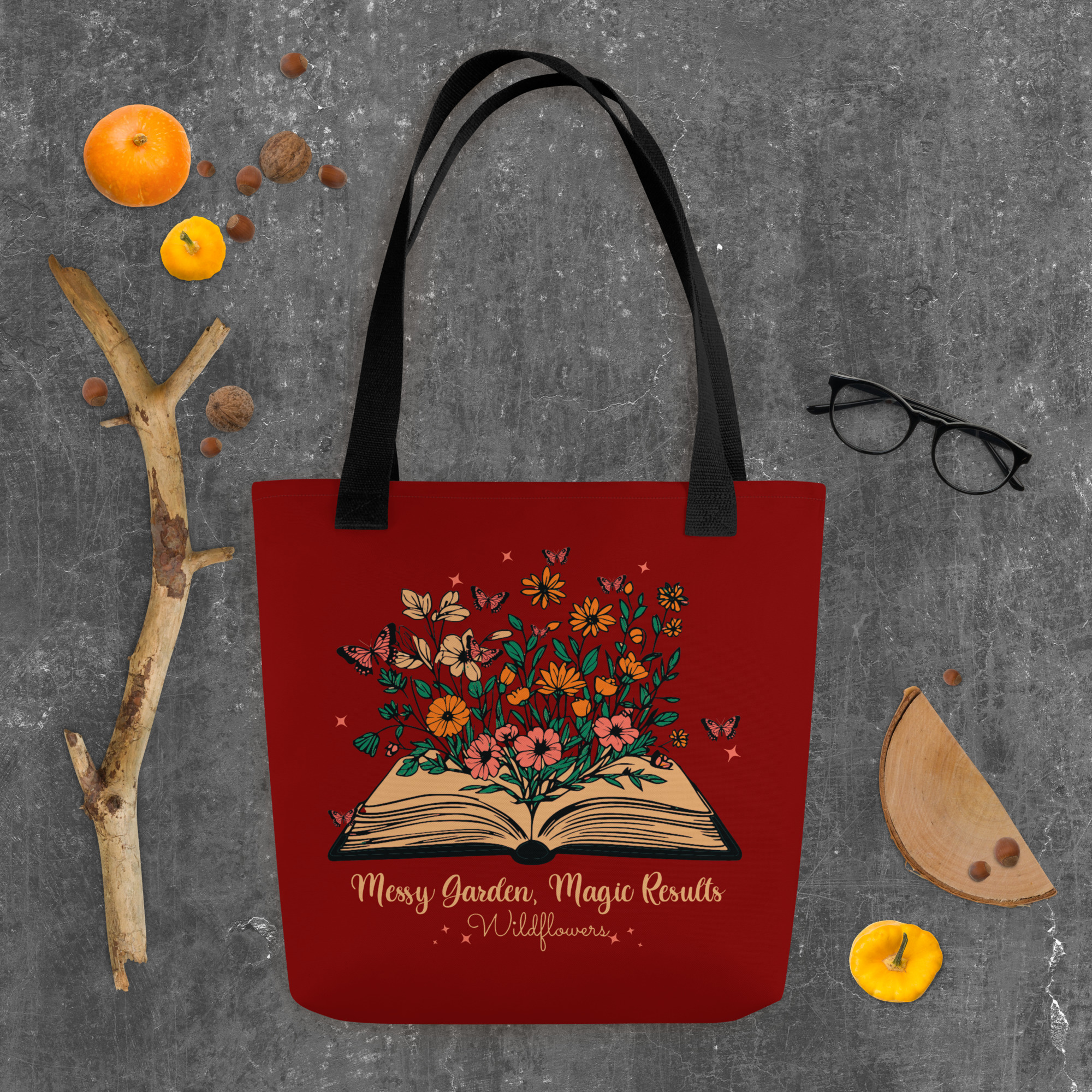 Colorful Wildflowers Tote Bag 7 Colorful Wildflowers Tote Bag - Image 7