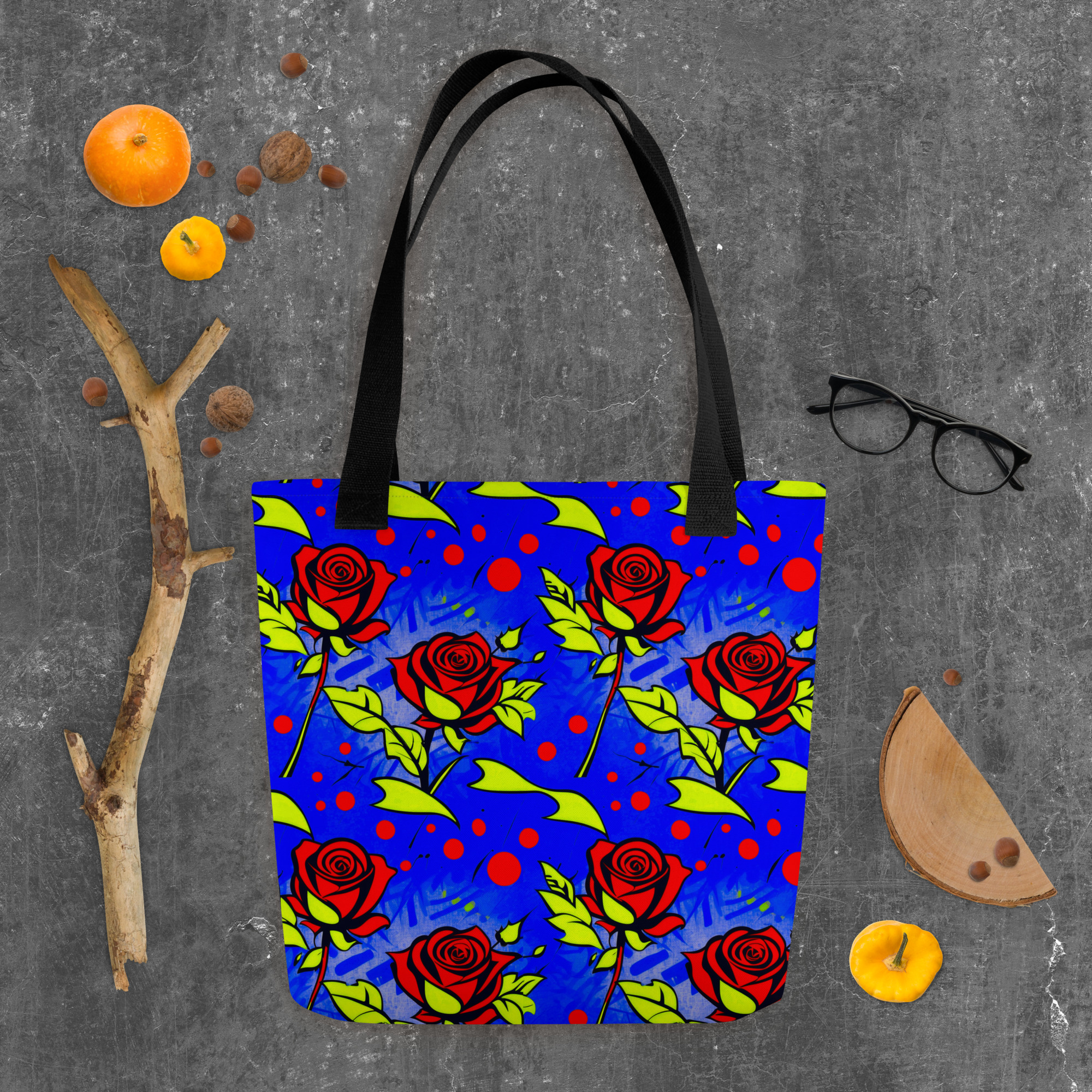 Beautiful Red Roses Tote Bag 4 Beautiful Red Roses Tote Bag - Image 4