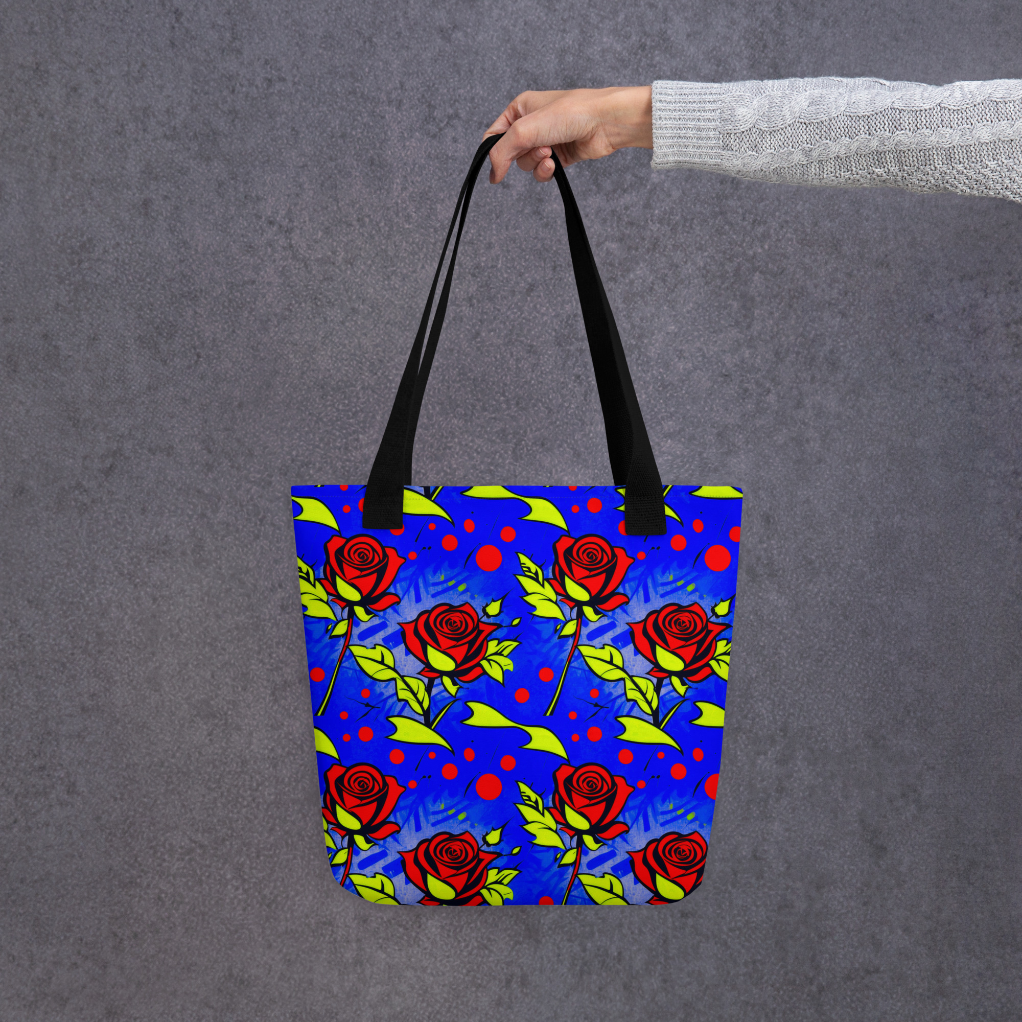 Beautiful Red Roses Tote Bag 9 Beautiful Red Roses Tote Bag - Image 9