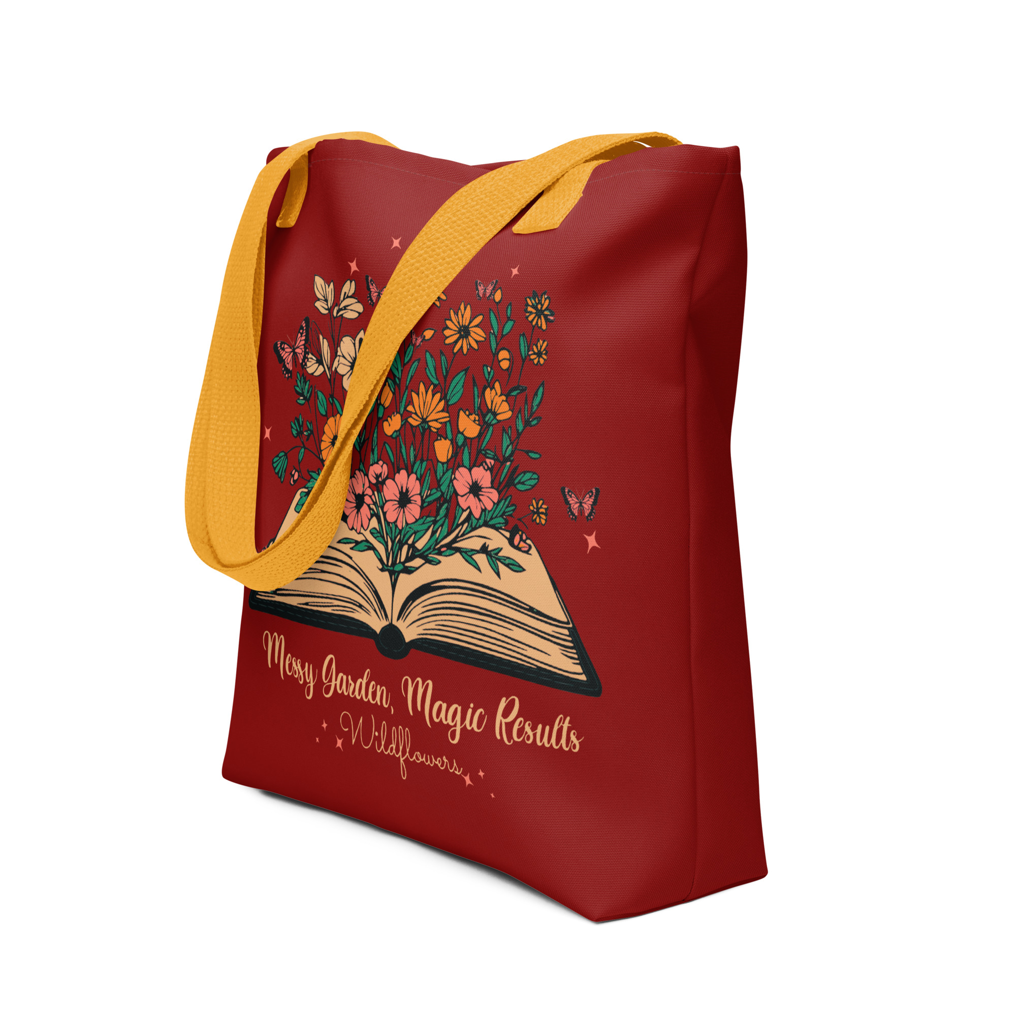 Colorful Wildflowers Tote Bag 3 Colorful Wildflowers Tote Bag - Image 3