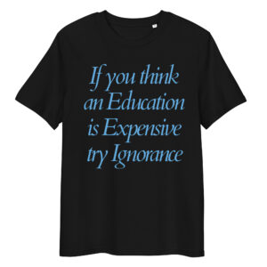 Education Dark Cotton T-Shirt