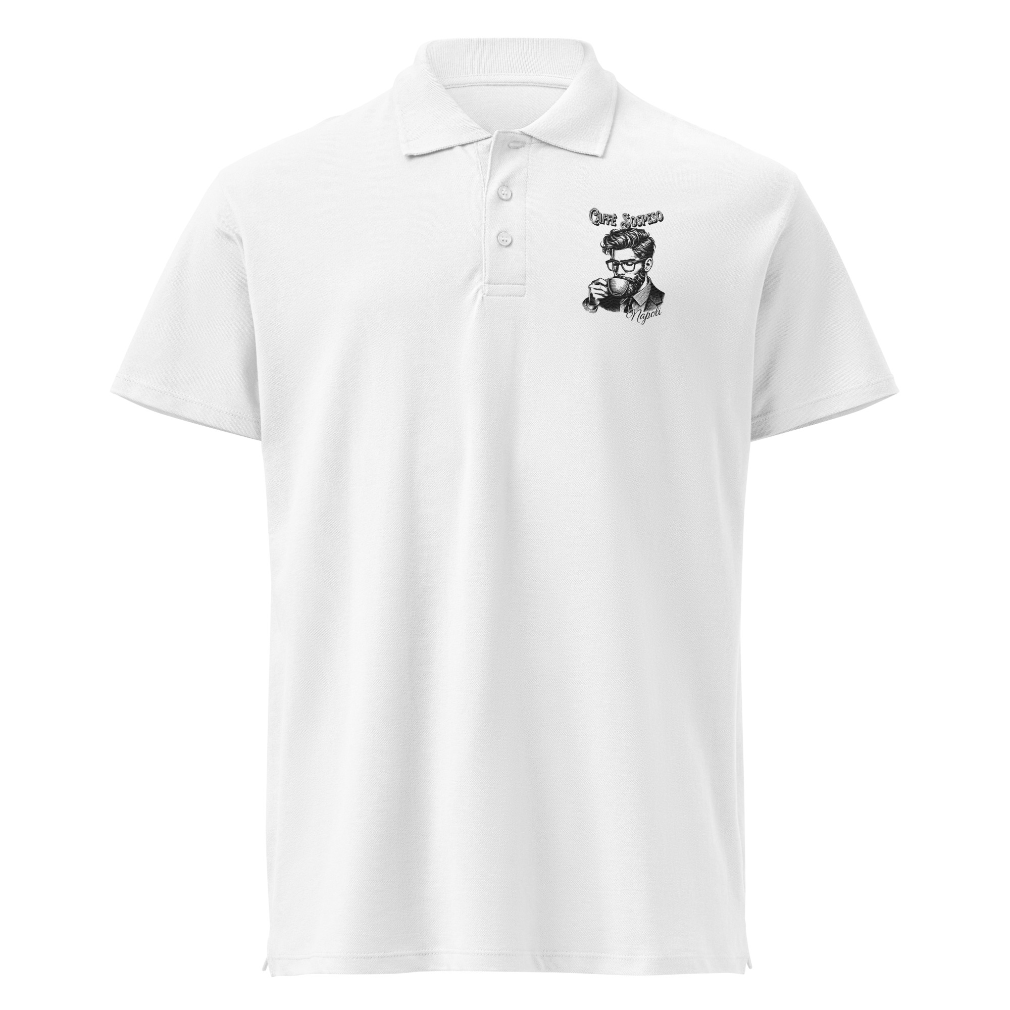 Cafe a Napoli Pique Polo Shirt