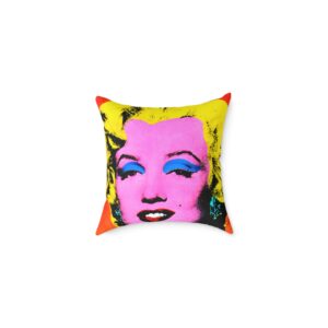 Marilyn Monroe Spun Polyester Square Pillow