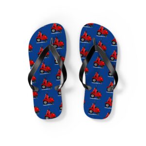 Italian Motorino Blue Flip Flops