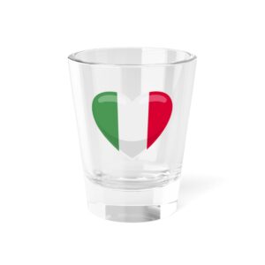 Italian Heart Shot Glass, 1.5oz