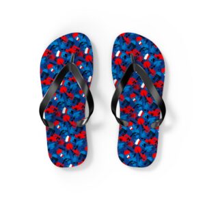 Blue French Life Flip Flops