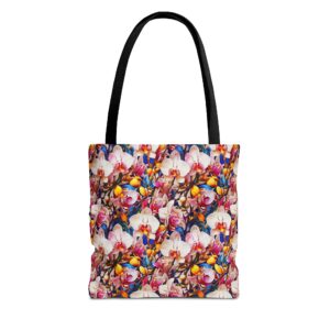 Vivid Blue Orchids Tote Bag