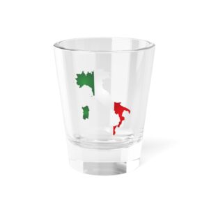 Italian Map Shot Glass, 1.5oz