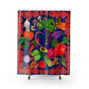 Vegetable Garden Shower Curtain