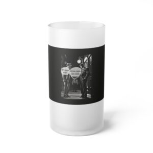 Butch and Maddog - Frosted Glass Beer Mug