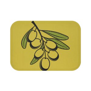 Spanish Olives Bathmat