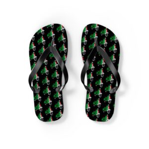 Tricolori Motorino Black Flip Flops