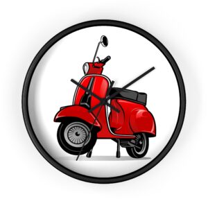 Italian Motorino Wall Clock