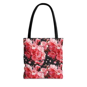 Pink Cherry Blossom Tote Bag