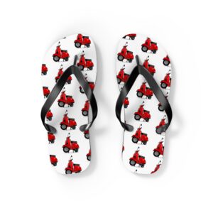 Italian Motorino White Flip Flops