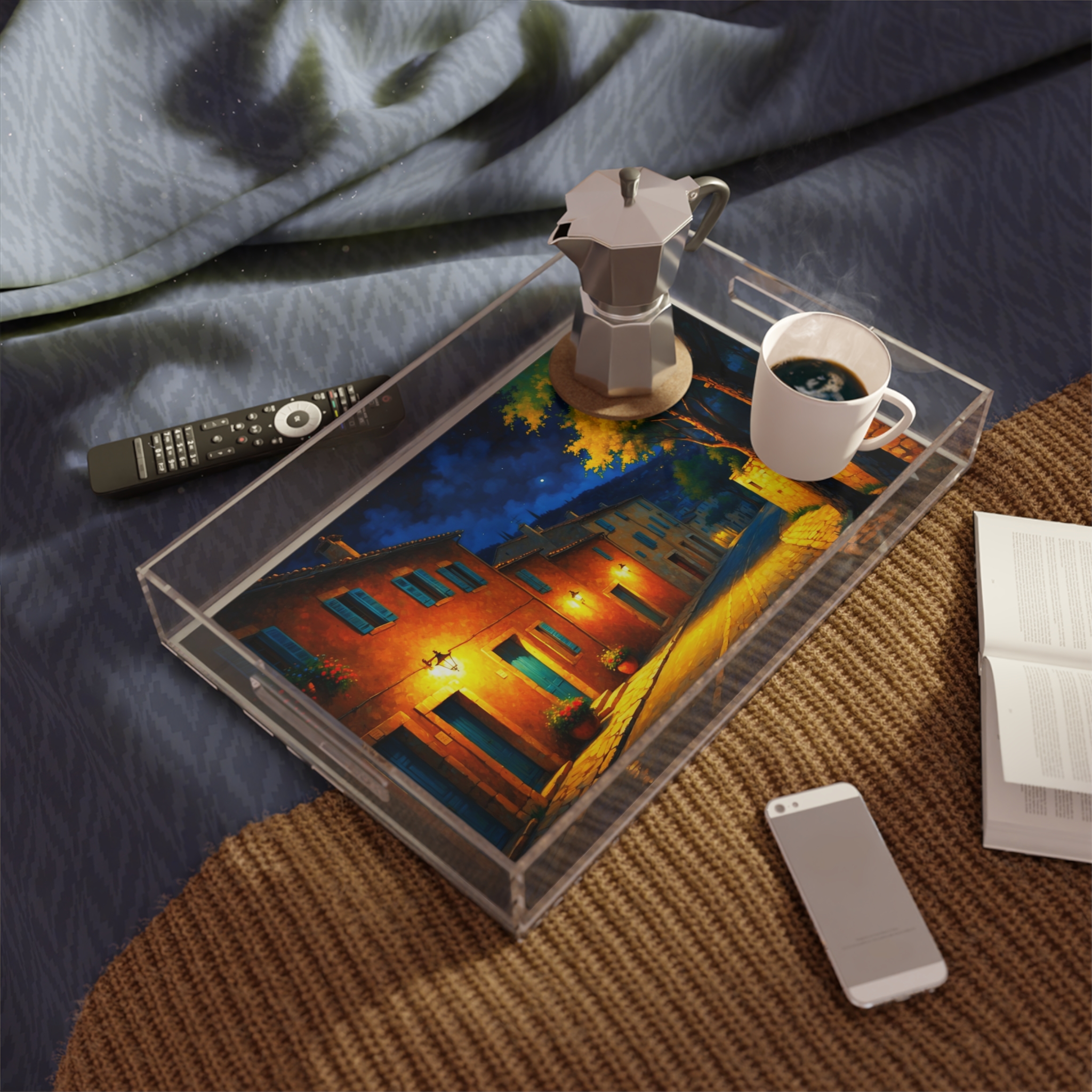 Twilight Village Serving Tray 4 Twilight Village Serving Tray - Image 4